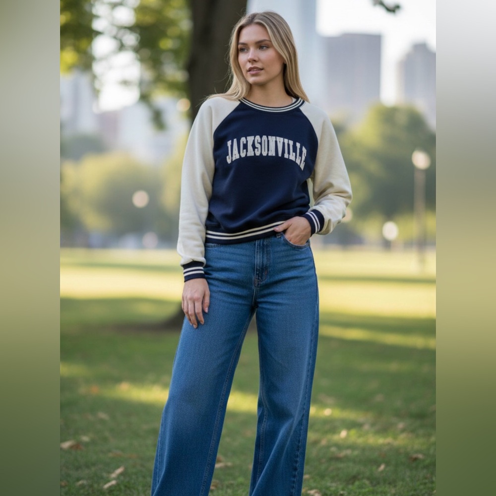 New York Popular Vintage 90’s Jackson Crewneck Sweatshirt M